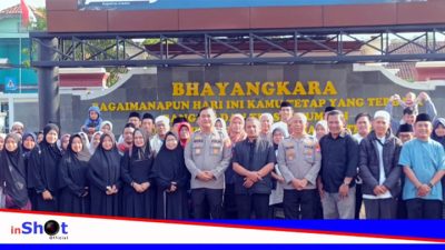 Kapolres Ciamis Berangkatkan 10 Jemaah Umrah, dari Guru Hingga Penggali Kubur
