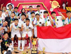 Indonesia Ukir Sejarah, Juarai Turnamen Futsal CFA Internasional