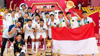 Indonesia Ukir Sejarah, Juarai Turnamen Futsal CFA Internasional