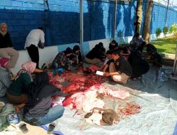 Sembelih Satu Ekor Sapi, YNAB dan SPPG Panglayungan Bagi-bagi Daging Kurban ke Relawan dan Warga Sekitar
